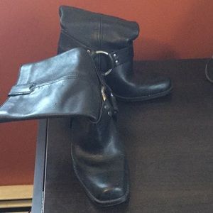 Harley Davidson boots.